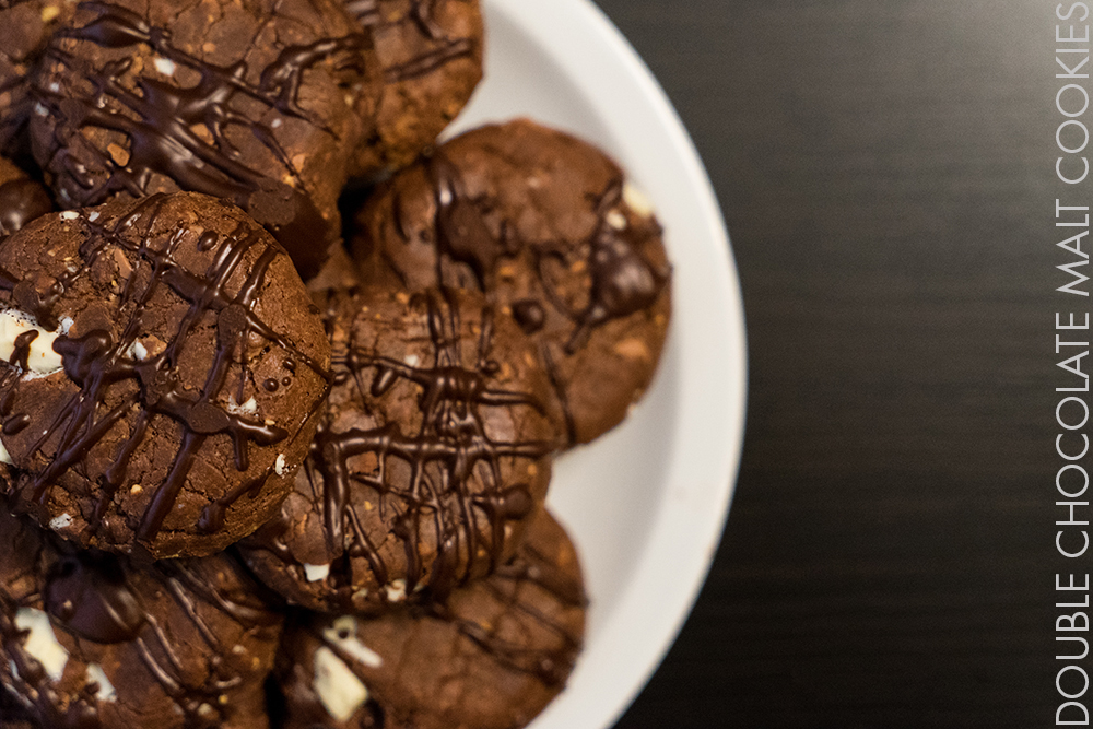 Devils Double Chocolate Malt Cookies