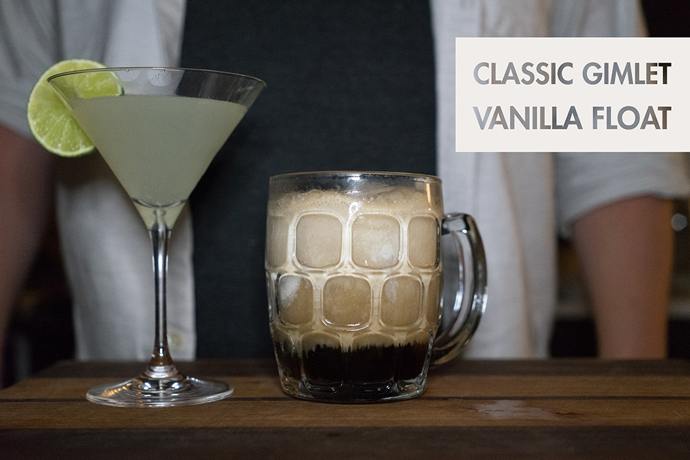 Classic Gimlet and Vanilla Float